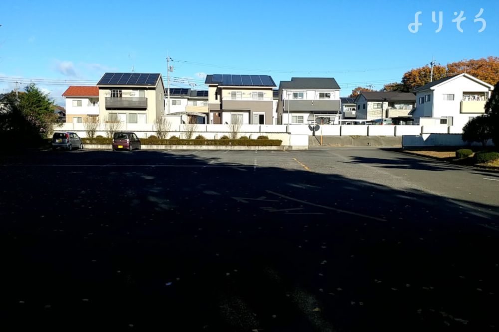 大田原市火葬場の駐車場写真です（2枚目）