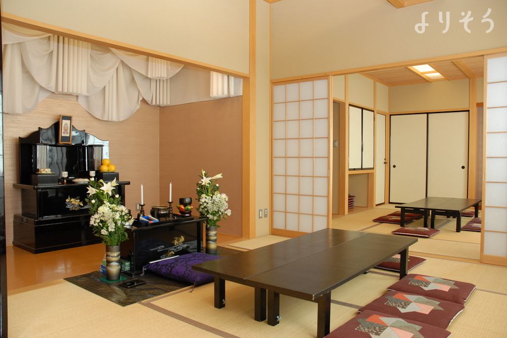 一休館角田の面会・安置室写真です