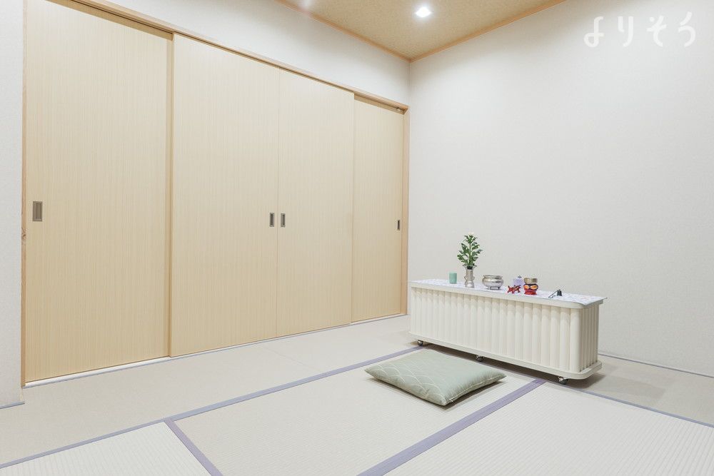 八幡東斎場の控室の画像