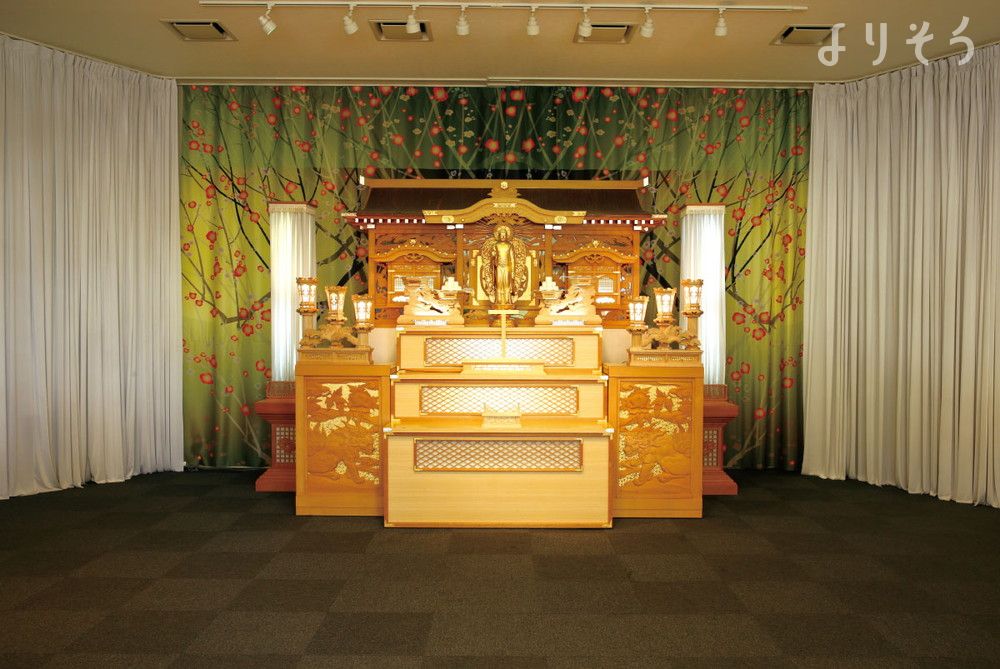 よりそう提携斎場(山口県防府市国衙３丁目１－４)の祭壇写真です（2枚目）
