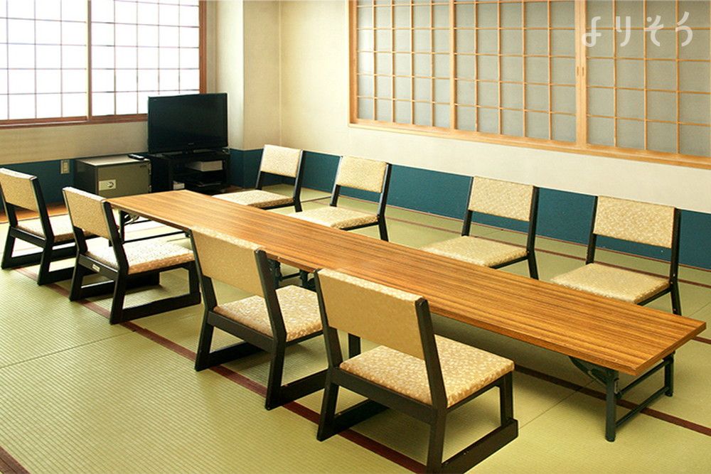 家族葬のディアネス 西区博善斎場のお清め所（会食室）写真です