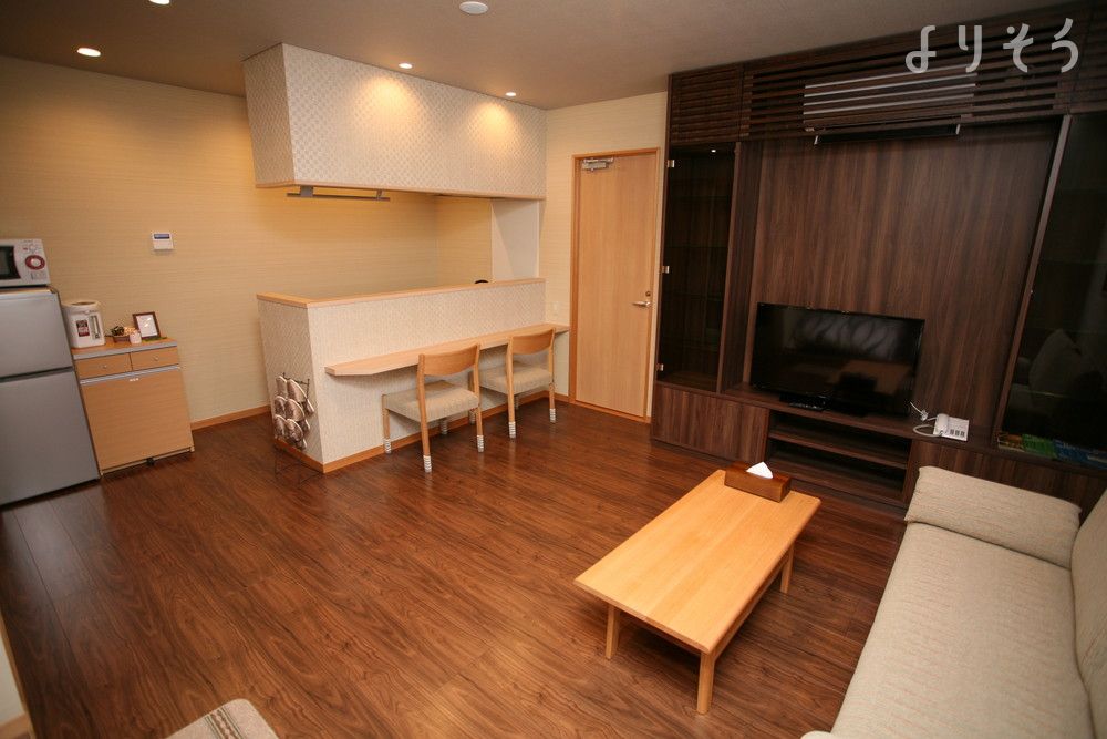 長岡市大島新町ホールの親族控室写真です（1枚目）