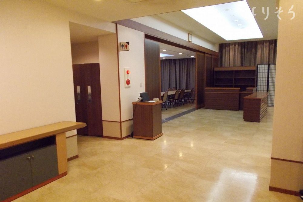 メモワール川島斎場の内観写真です
