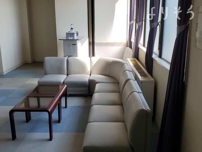 見附市市野坪町ホールの内観写真です