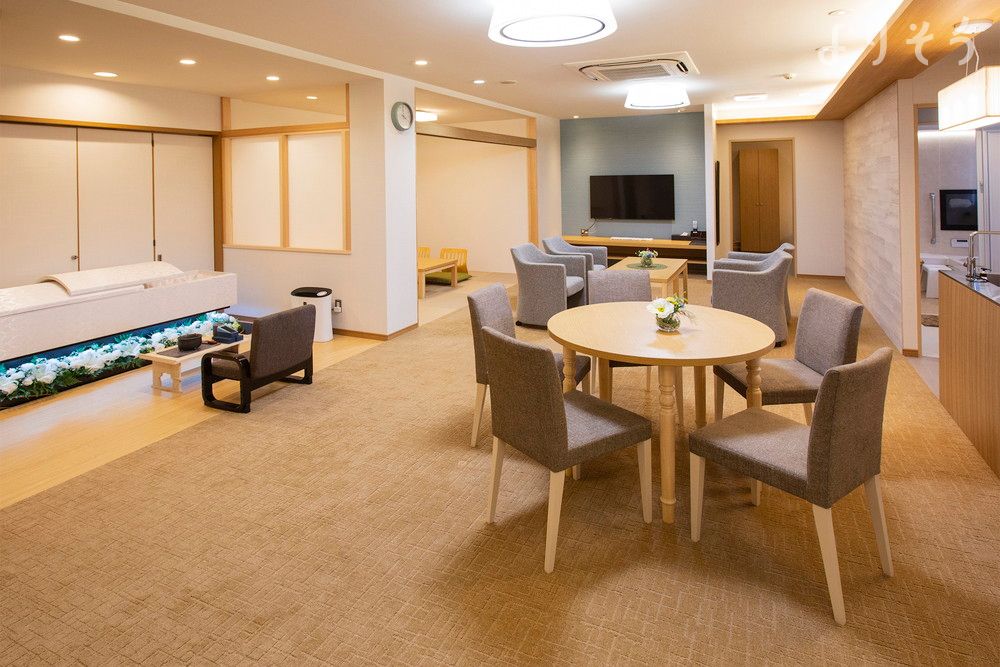 玉泉院 谷山会館の面会・安置室写真です