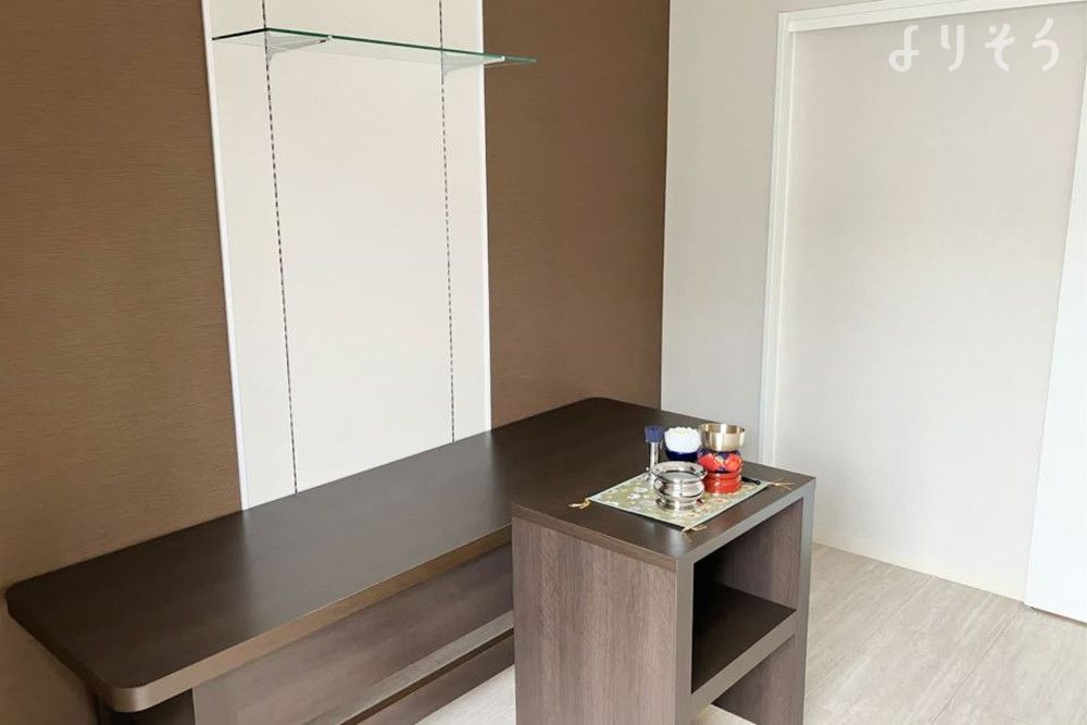 家族葬の広仏 長束式場の面会・安置室写真です