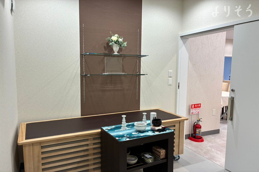 家族葬のディアネス 真駒内ホールの面会・安置室写真です