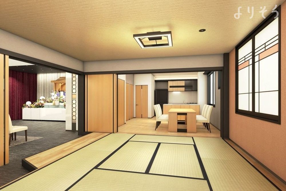 家族葬の灯‐月が丘さくらホール‐の親族控室の画像