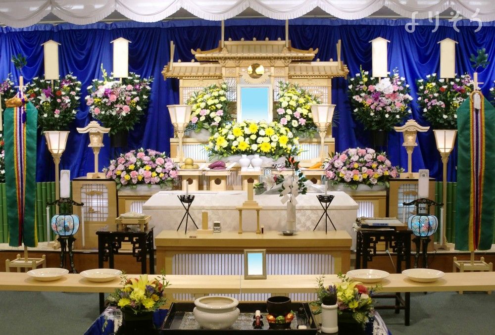 かねか苑葬祭会館羽生の祭壇写真です（2枚目）