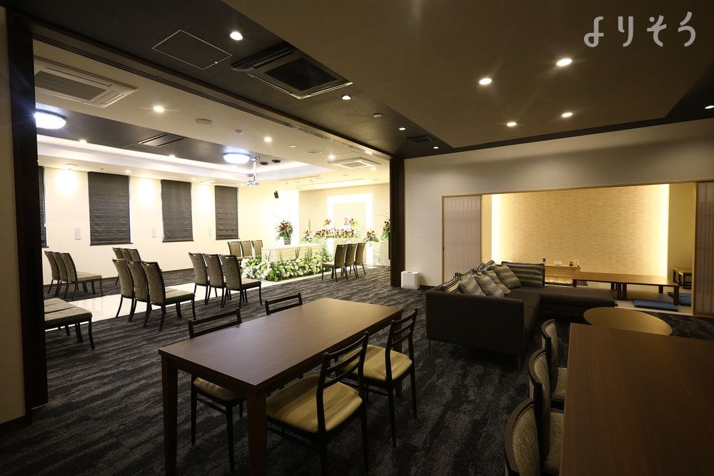 姪浜斎場の内観写真です