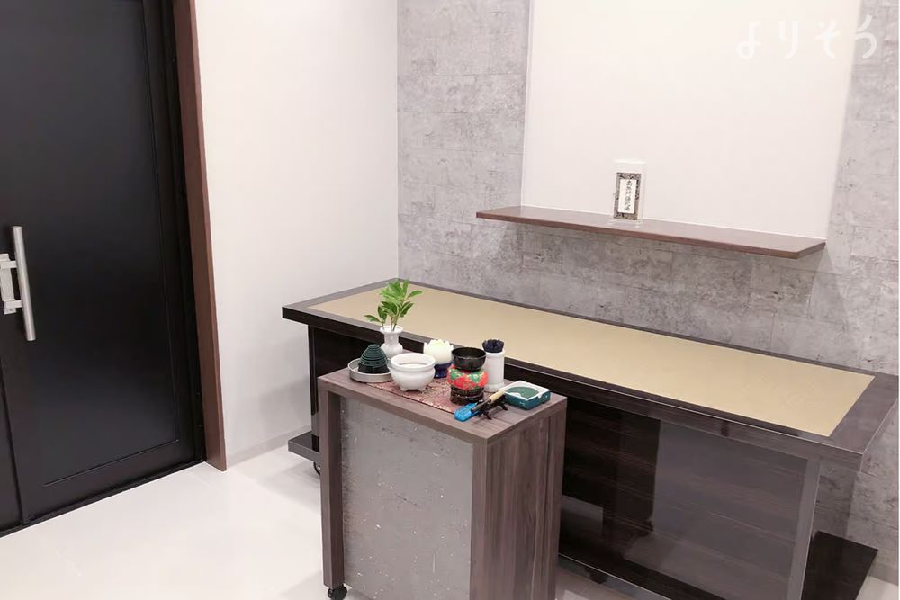 家族葬のカナクラオールストーン松山山越の面会・安置室写真です