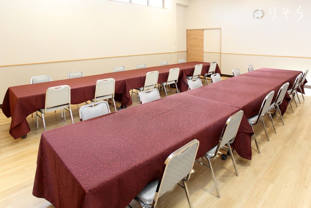 大府チタソーホールのお清め所（会食室）写真です