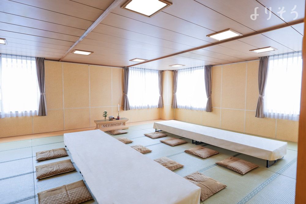 嵐山斎場の控室の画像