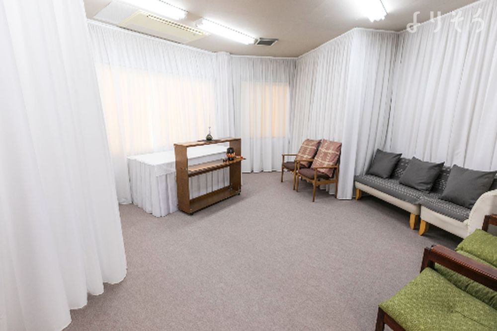 わかばホールの面会・安置室写真です