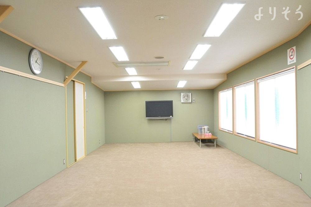 城親花博会館の内観写真です