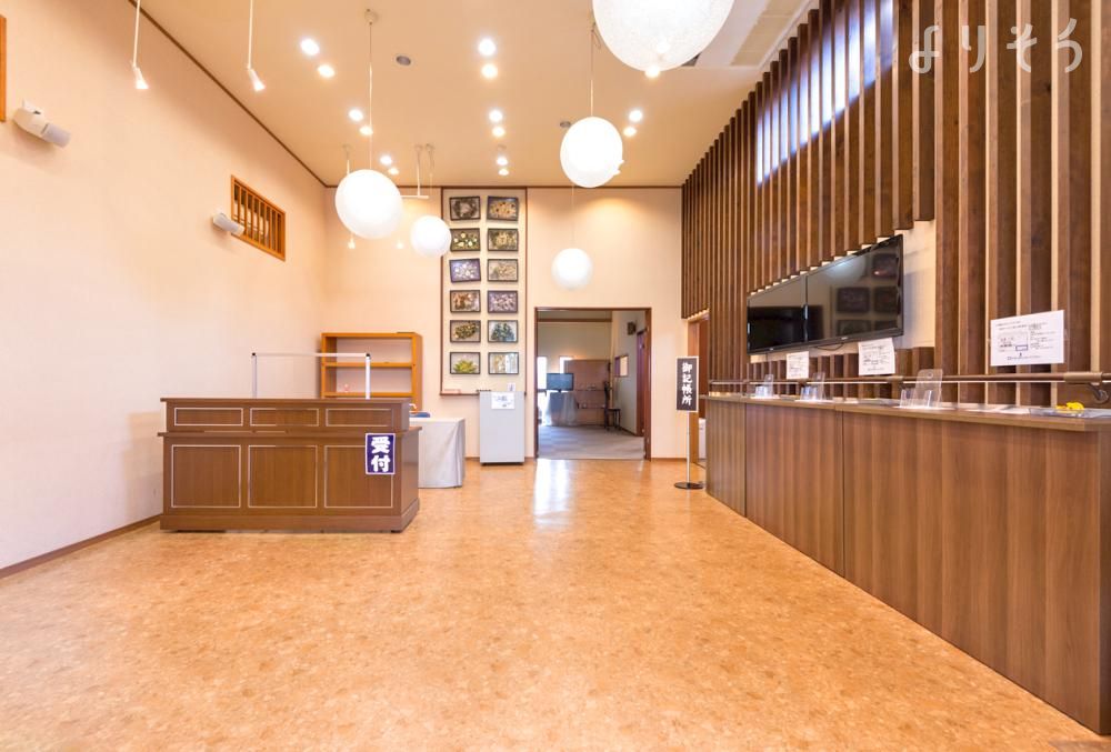 しょうぶセレモニーホールの内観写真です（1枚目）