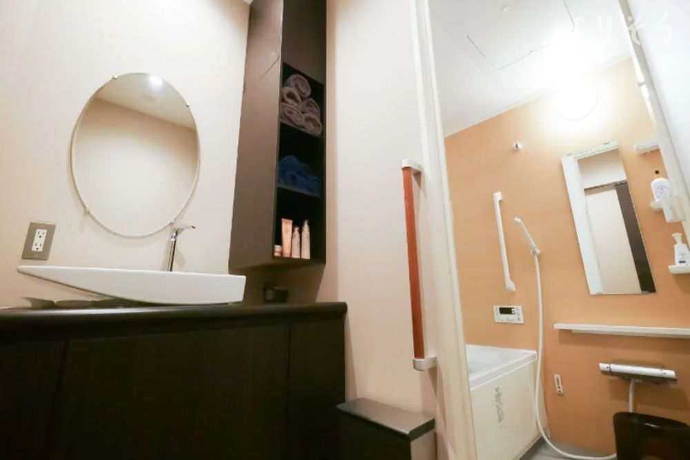 自由な家族葬 千の風 八王子ふじもりホールの入浴施設写真です