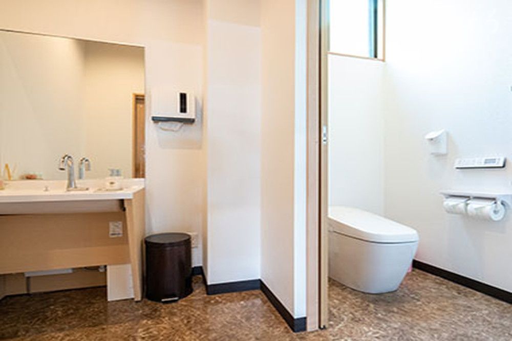 天来の家族葬ハウス沼南のトイレ写真です