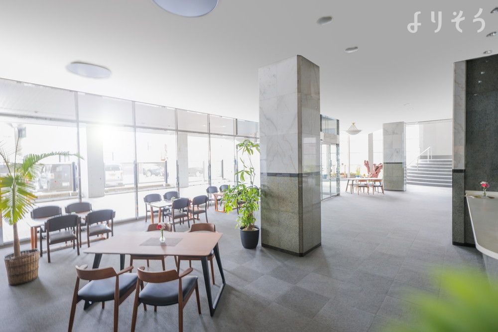 中央町斎場のエントランスの画像