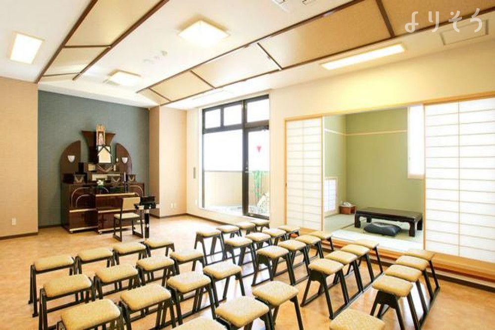 名東猪高斎場の内観写真です