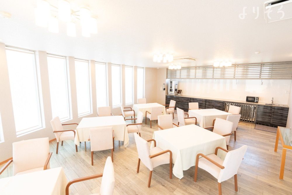 ベルコ豊隆殿わたつ橋ホールの内観写真です