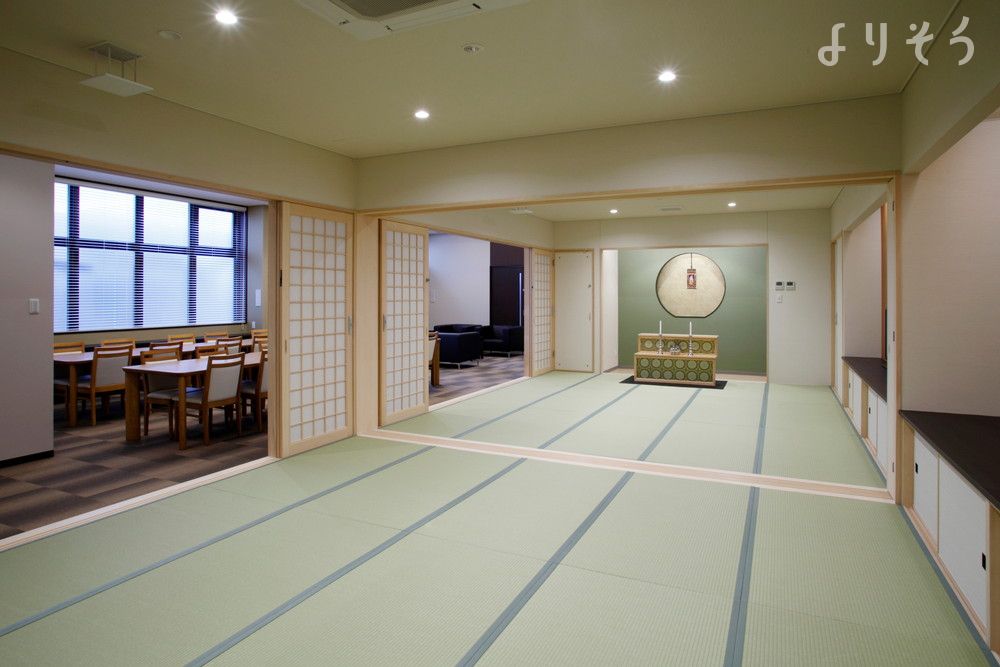 やわらぎ斎場 恵庭の親族控室写真です（2枚目）