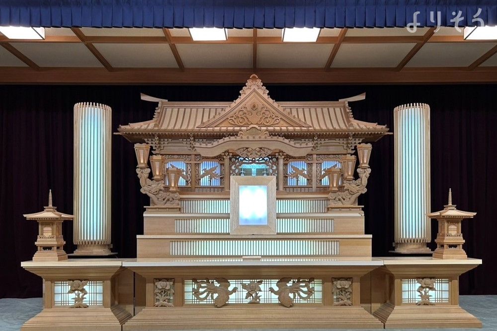 セレモール那賀打田の祭壇写真です（2枚目）