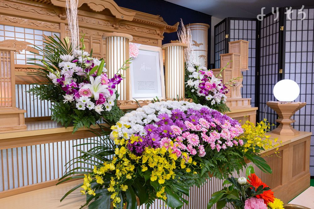 広川斎場の祭壇写真です（2枚目）