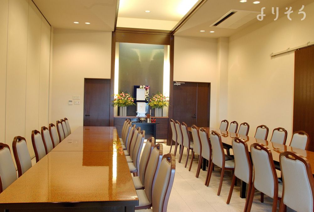 よりそう提携斎場(千葉県夷隅郡大多喜町森宮358-1)のお清め所（会食室）写真です