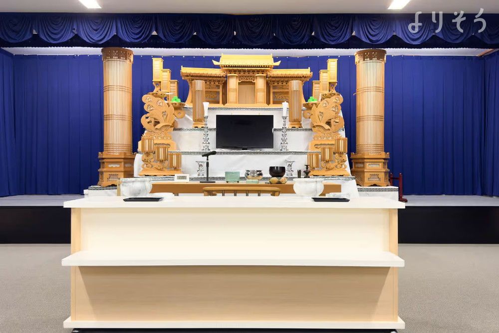 家族葬のカナクラオールストーン まごころ会館の祭壇の画像