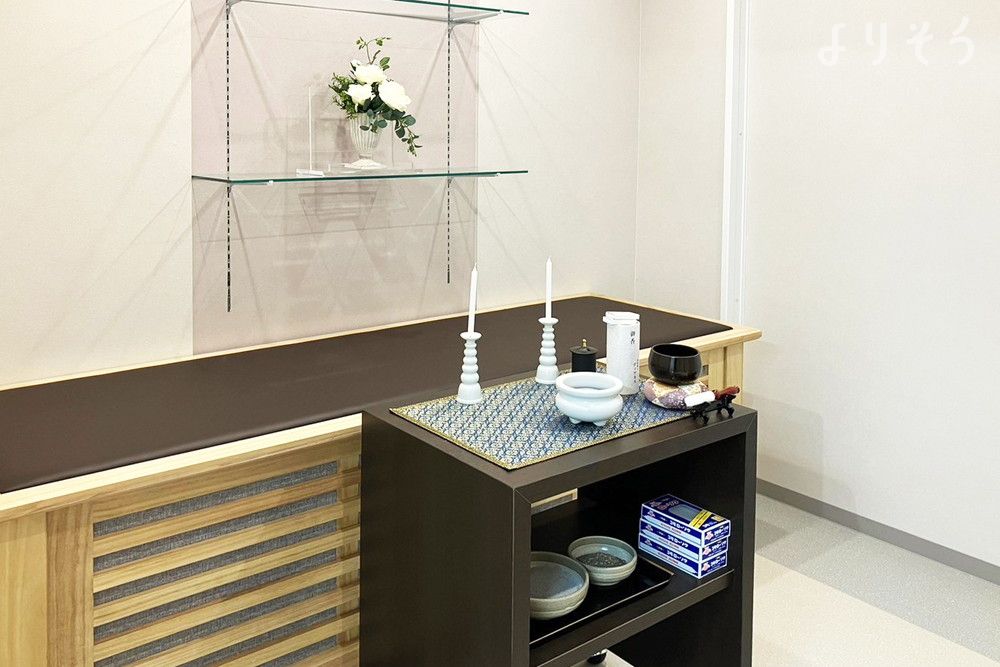 家族葬のディアネス 手稲曙ホールの面会・安置室写真です