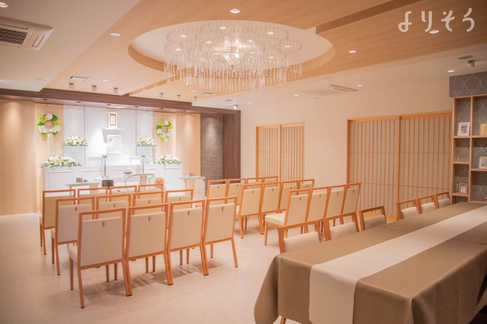 家族葬のはくぜん 北町桧町ホールのホール写真です（2枚目）