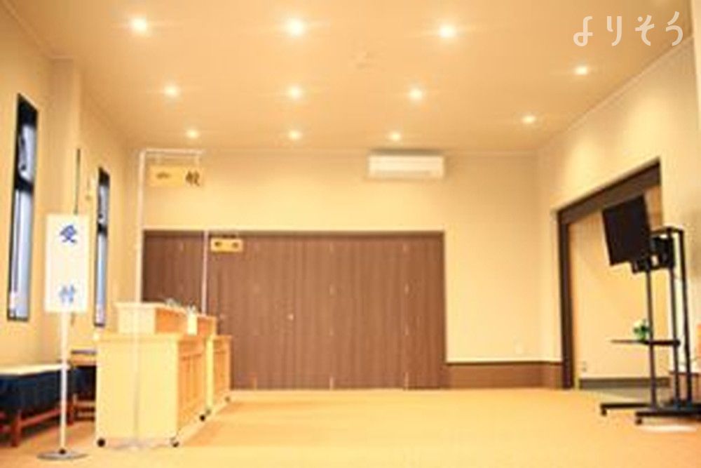 葬儀ホール想月の内観写真です