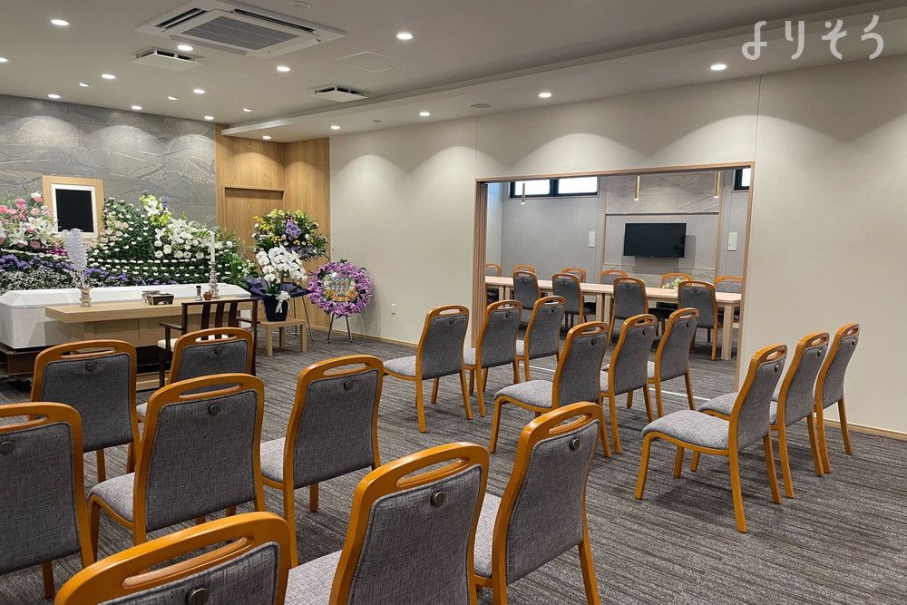 パルモ葬祭 かぞくホール豊田錦のホール写真です（2枚目）