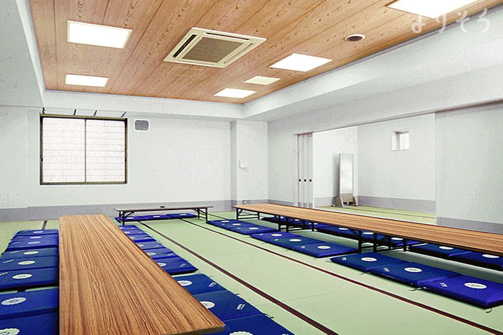 家族葬のディアネス 東区博善斎場のお清め所（会食室）写真です