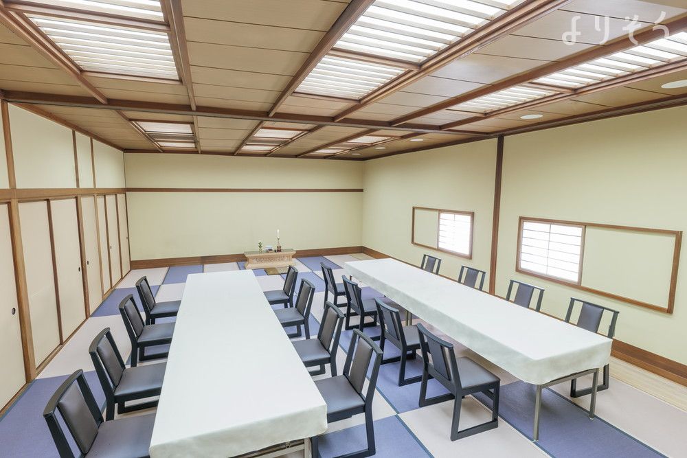 三ヶ森斎場の控室の画像