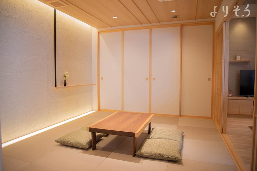 家族葬のはくぜん 北町桧町ホールの親族控室写真です（2枚目）