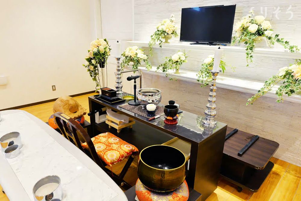 小さな森の家 野田山崎の祭壇写真です（2枚目）