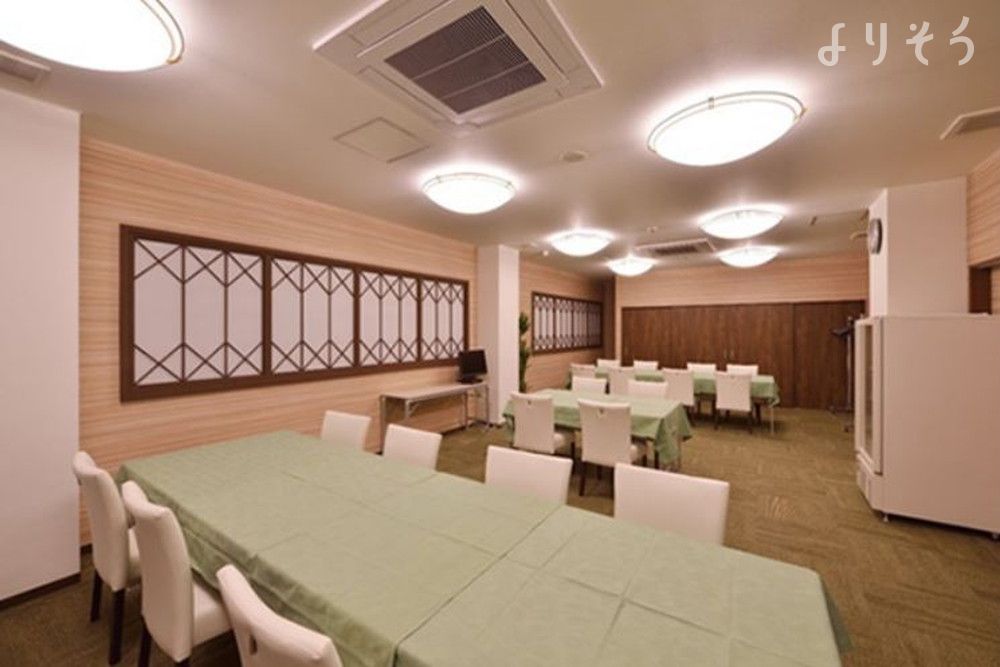 ほうれん会館のお清め所（会食室）写真です