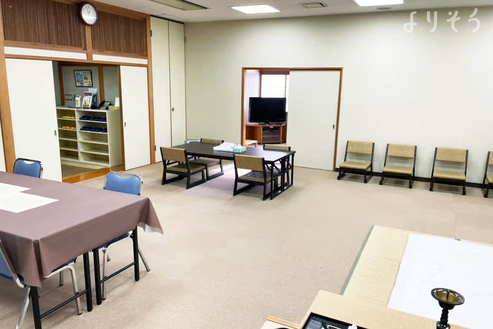 家族葬のカナクラオールストーン 多田会館の内観写真です