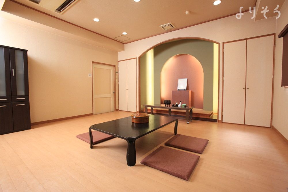 玉泉院 南大分会館の面会・安置室写真です